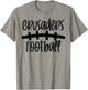 Crusaders Football School Spirit Team Mascot Game Night T-Shirt - T-Shirt | Sand