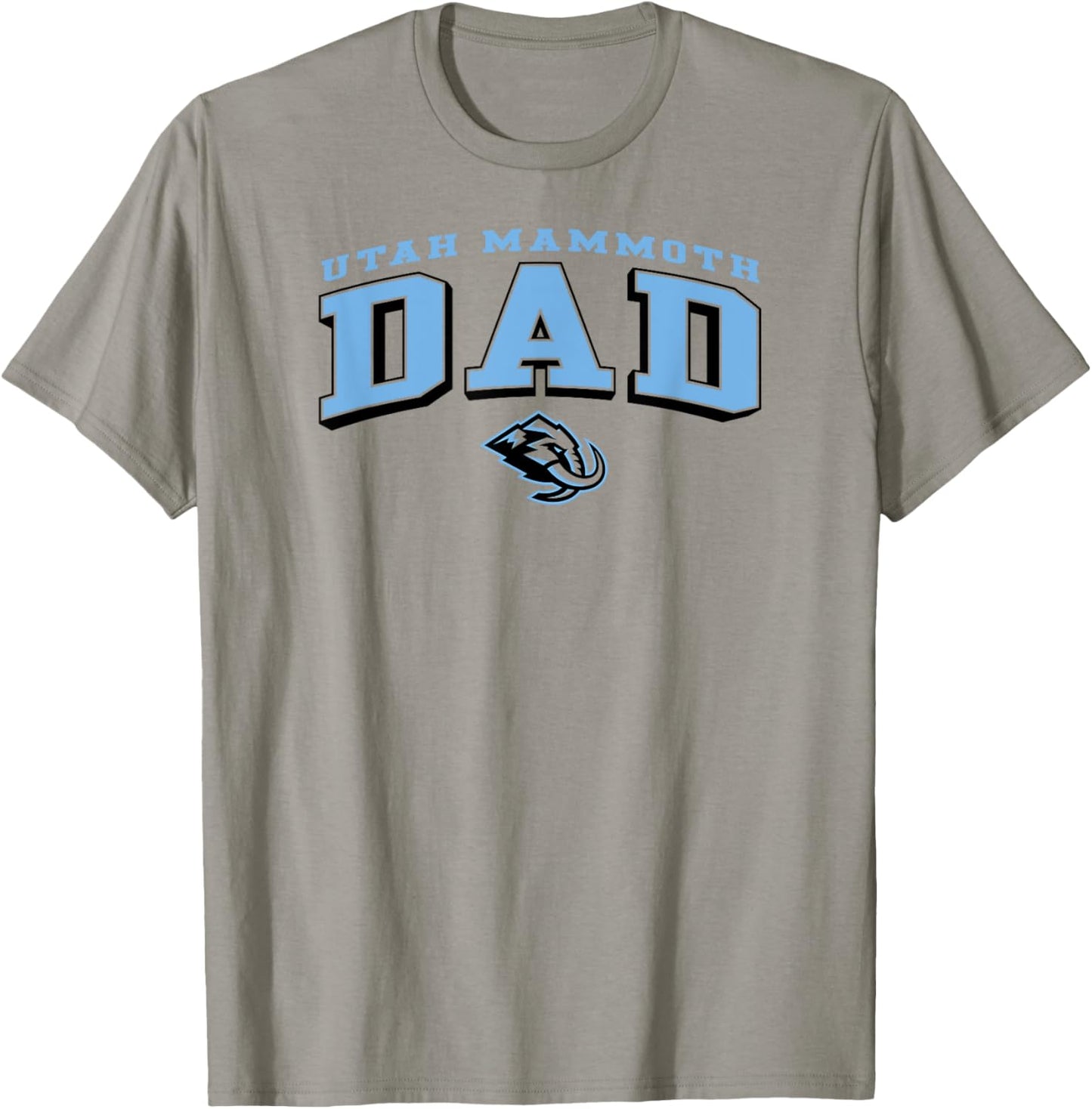 Utah Mammoth Dad Arch White NHL Officially Licensed T-Shirt - T-Shirt | Sand