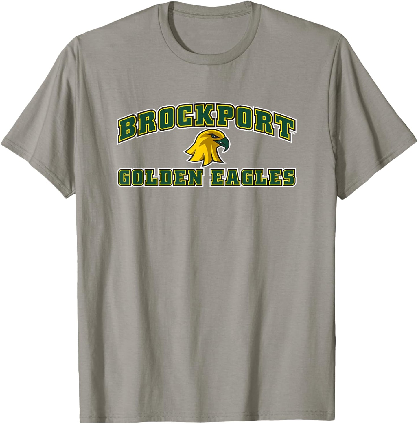 SUNY Brockport Golden Eagles Logo T-Shirt - T-Shirt | Sand