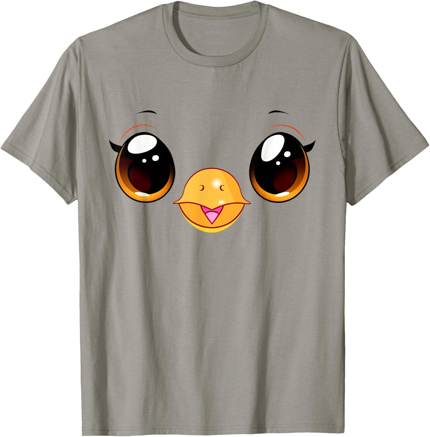 Cute Chicken Face Yellow Chick Costume T-Shirt - T-Shirt | Sand
