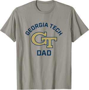 Georgia Tech Yellow Jackets Arched Dad T-Shirt - T-Shirt | Sand