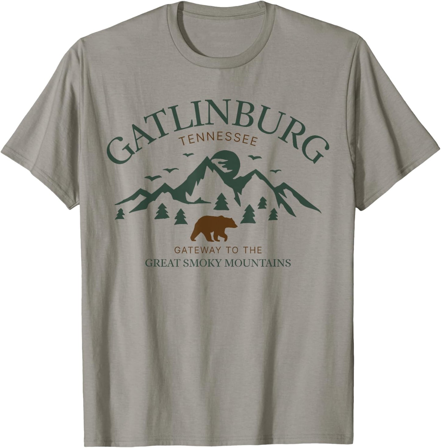 Gatlinburg Smoky Mountains Tennessee T-Shirt - T-Shirt | Sand