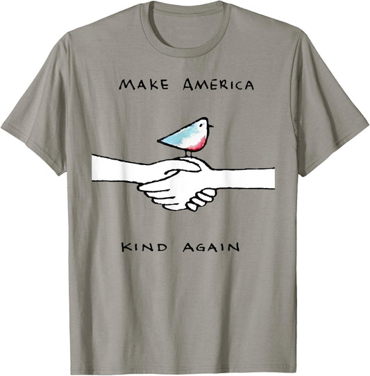 Make America Kind Again T-Shirt - T-Shirt | Sand