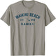 Vintage Waikiki Beach Hawaii Throwback Retro Souvenir T-Shirt - T-Shirt | Sand