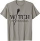 Witch in Training Fantasy Broomstick T-Shirt - T-Shirt | Sand