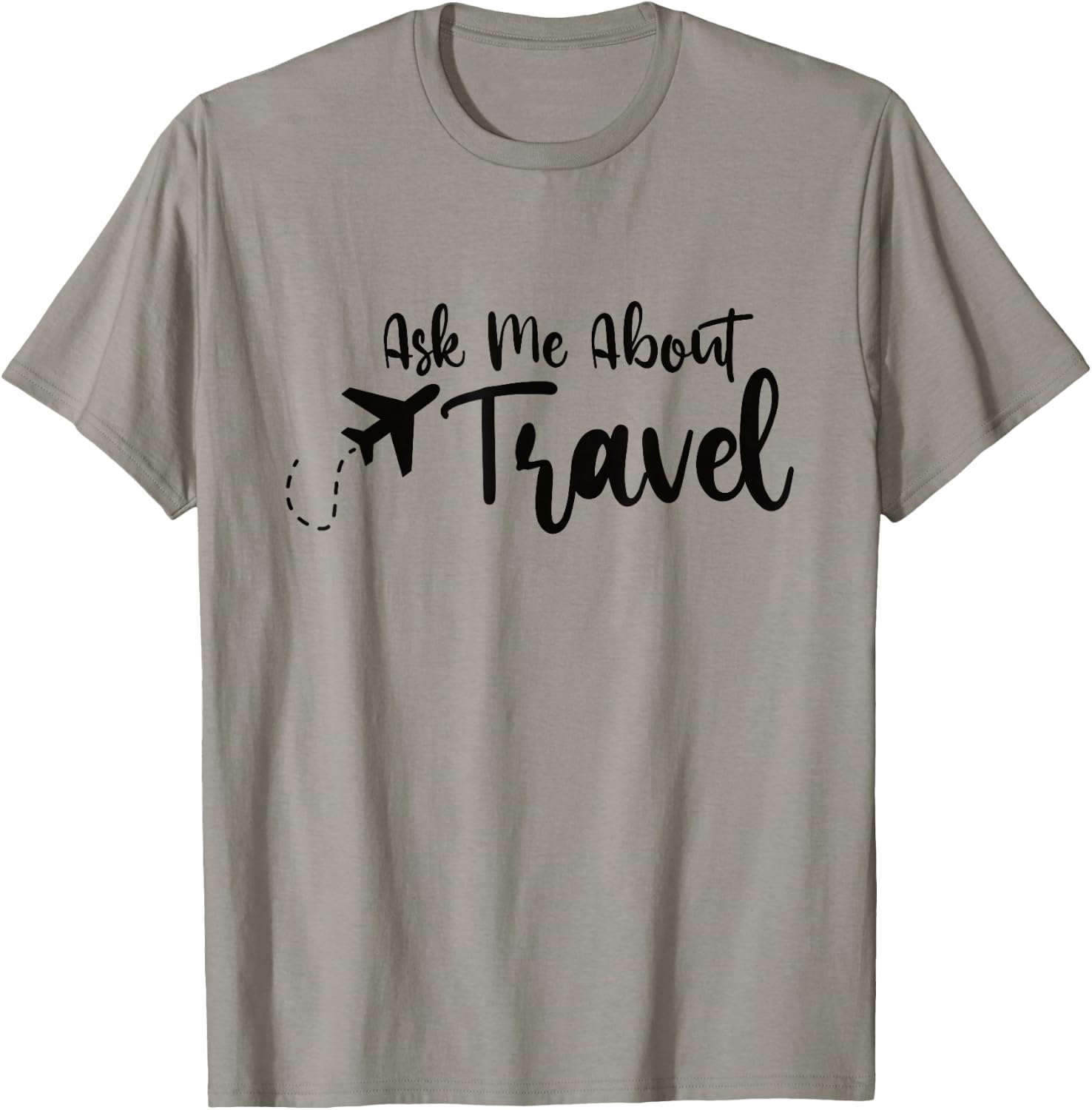 Ask Me About Travel Agent T-Shirt - T-Shirt | Sand