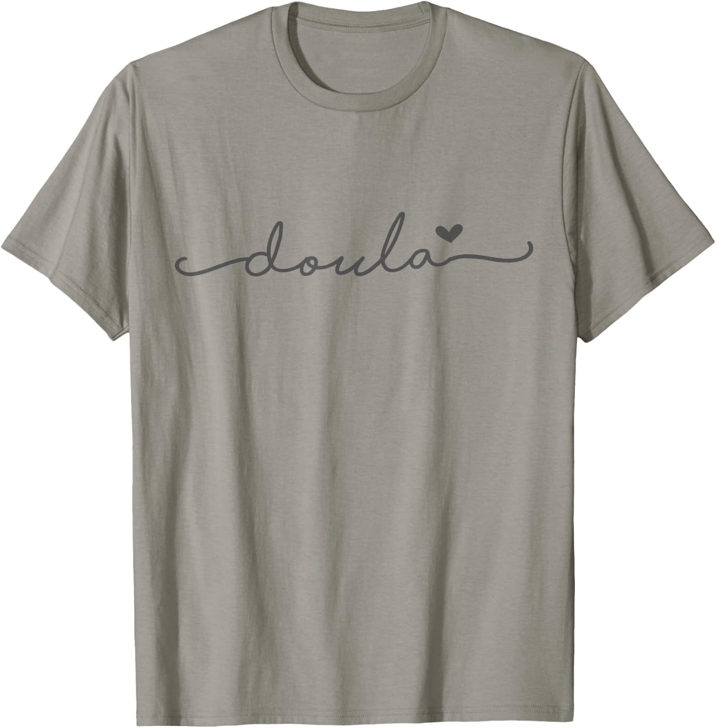 Simple Sweet Doula with a Heart for Birth & Postpartum T-Shirt - T-Shirt | Sand