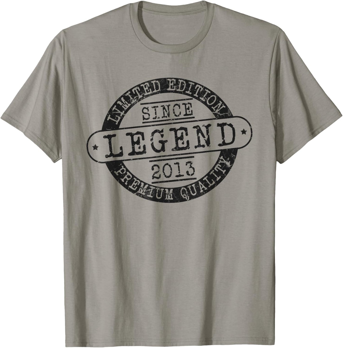 Legend Since 2013, Rustic Style Born In 2013 Birthday Gifts T-Shirt - T-Shirt | Sand