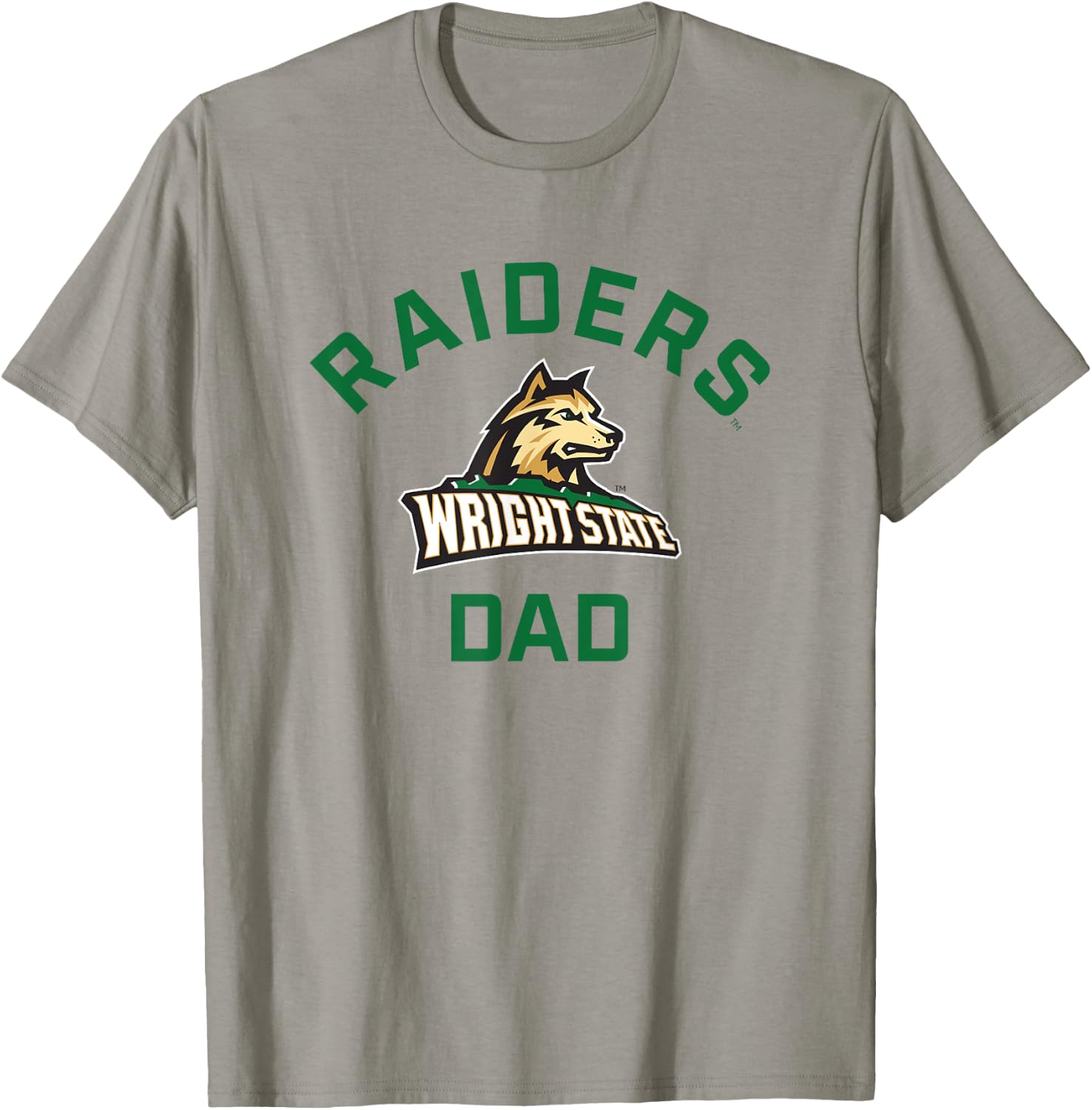 Wright State University WSU Raiders Arched Dad T-Shirt - T-Shirt | Sand