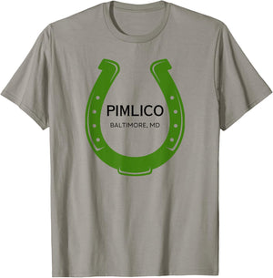 Pimlico Racing Horse Race Racetrack Horse Race Course MD T-Shirt - T-Shirt | Sand