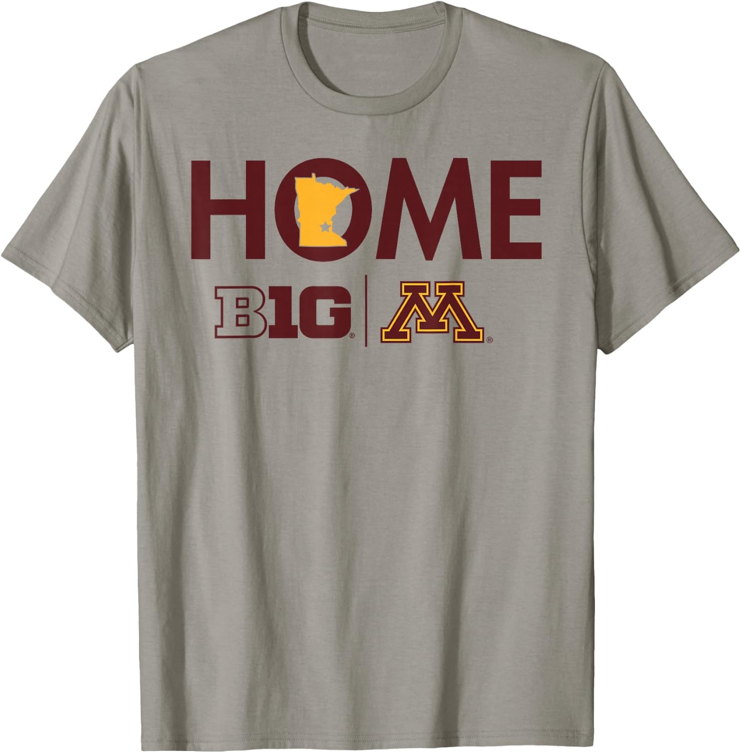 Minnesota Golden Gophers Big 10 Home Officially Licensed T-Shirt - T-Shirt | Sand
