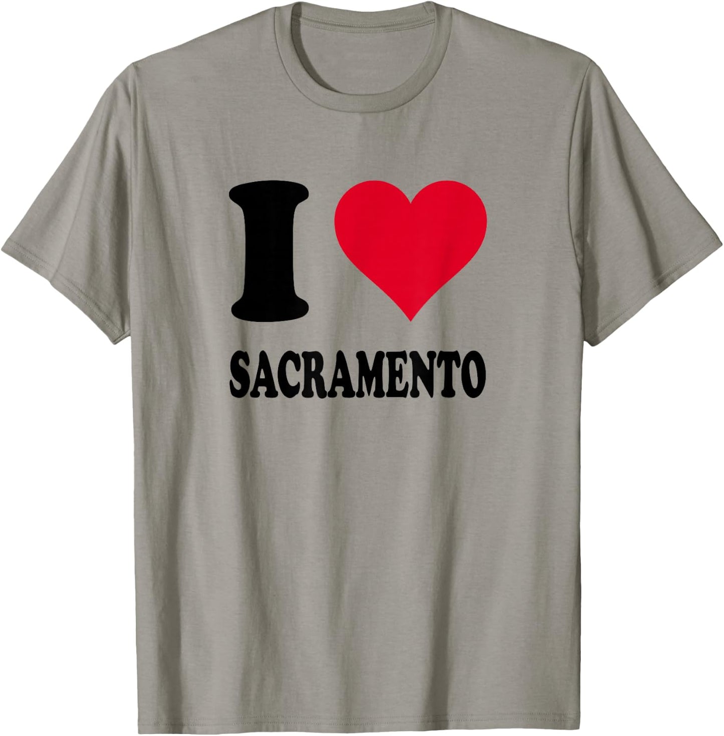 I Love Sacramento T-Shirt - T-Shirt | Sand