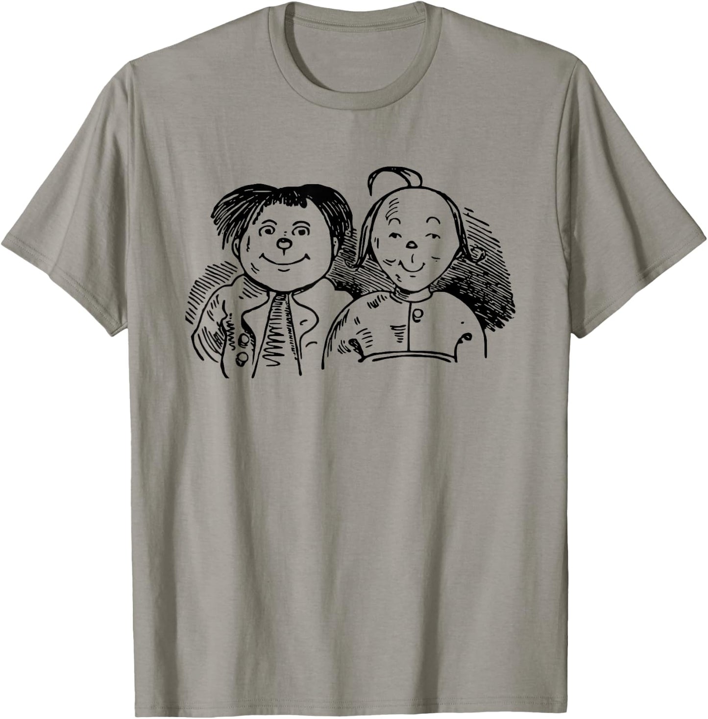 Max and Moritz Wilhelm Busch German children's book classic T-Shirt - T-Shirt | Sand