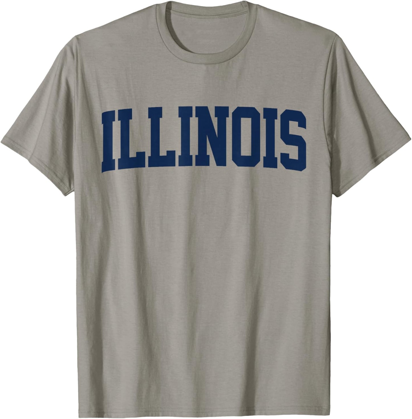 Retro Illinois Vintage Illinois Orange Blue Throwback IL T-Shirt - T-Shirt | Sand