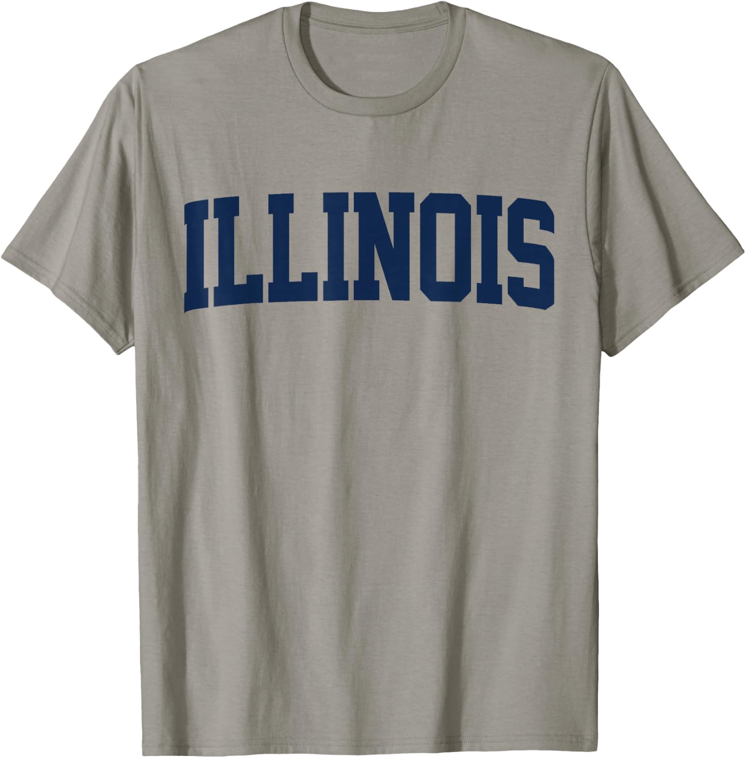 Retro Illinois Vintage Illinois Orange Blue Throwback IL T-Shirt - T-Shirt | Sand