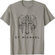 Saint Michael the Archangel / Traditional Catholic Prayer T-Shirt - T-Shirt | Sand