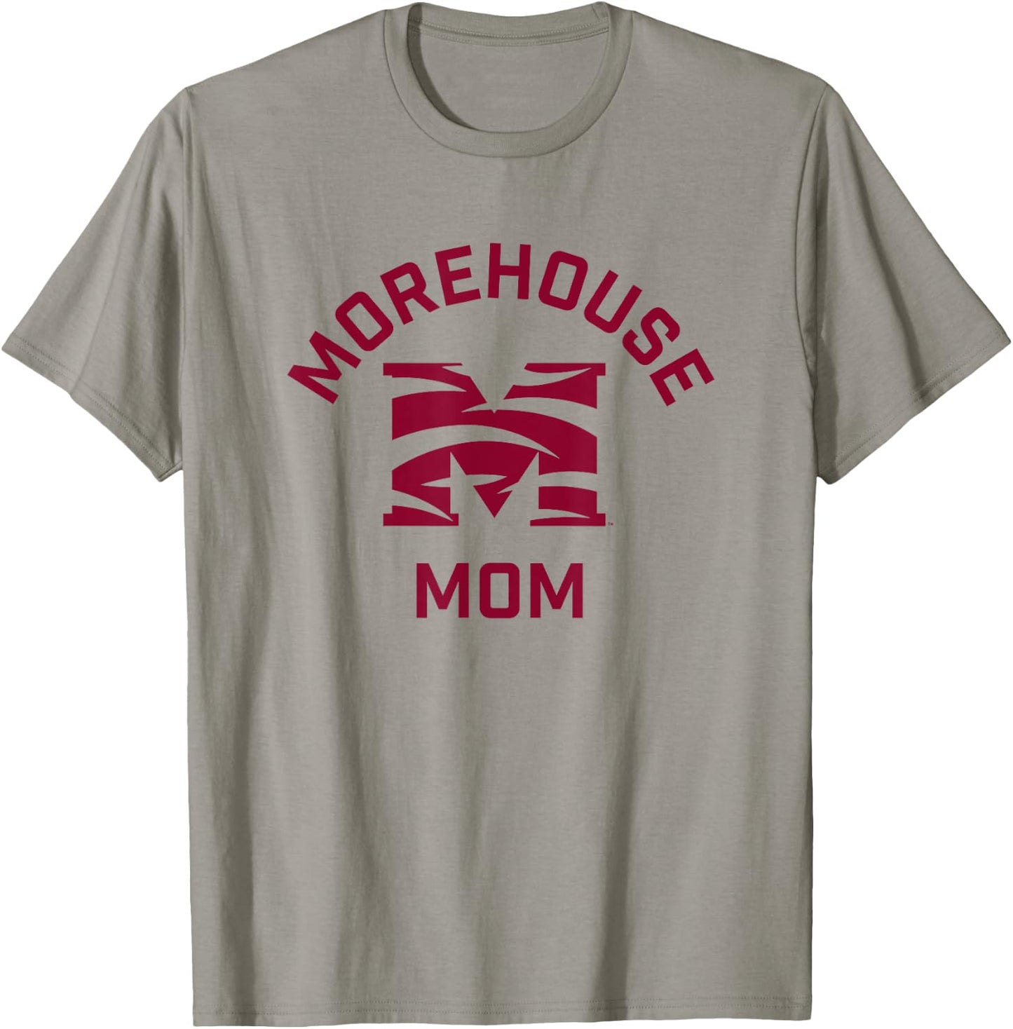 Morehouse College Maroon Tigers Arched Mom T-Shirt - T-Shirt | Sand