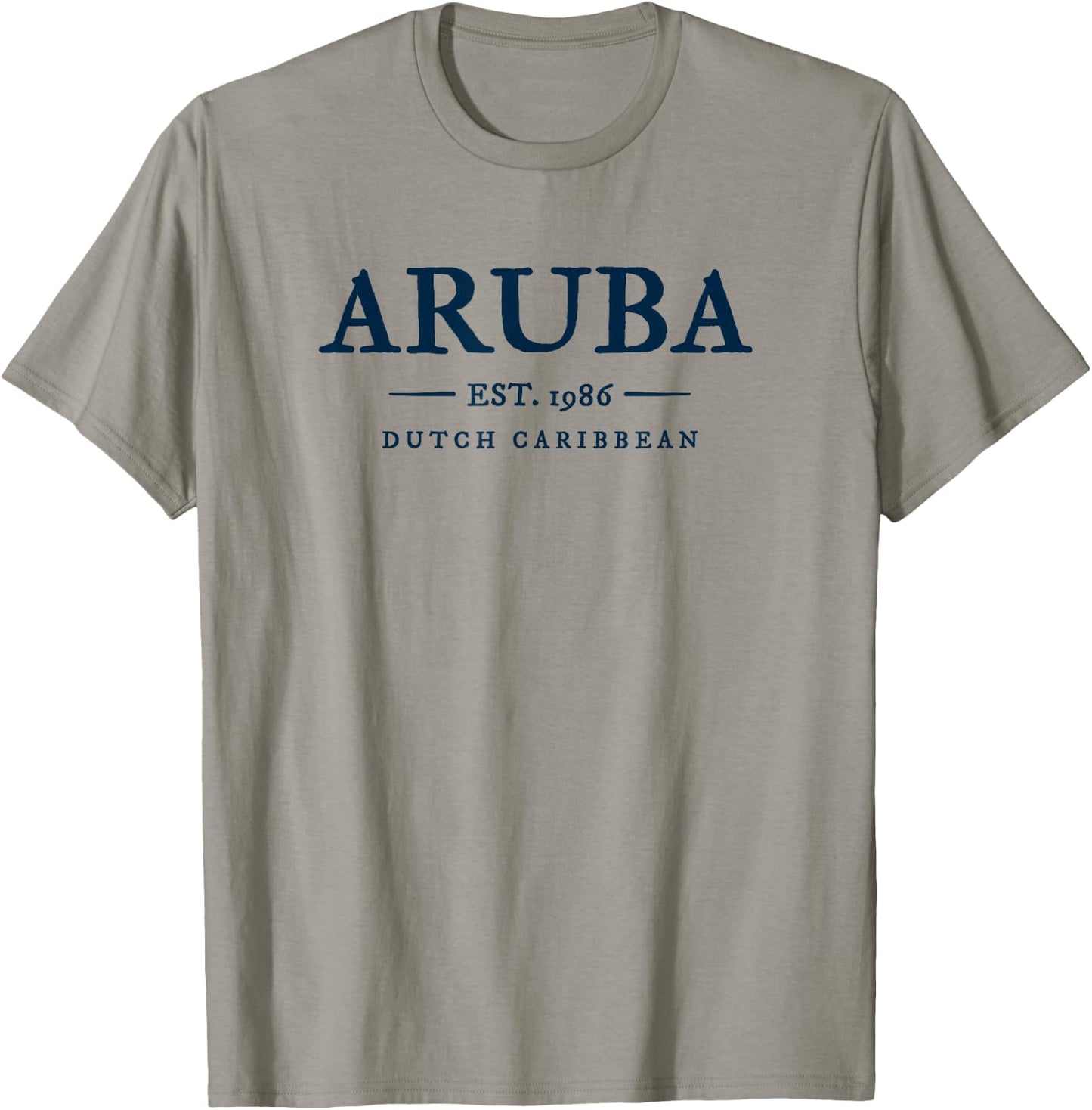 Aruba Throwback Letter Cruise Vacation Souvenir T-Shirt - T-Shirt | Sand
