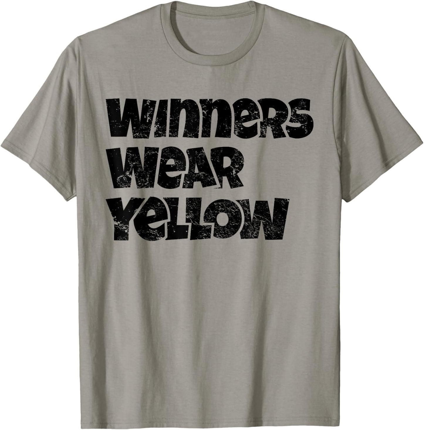 Winners Wear Yellow Spirit Wear Team Game Color War Funny T-Shirt - T-Shirt | Sand