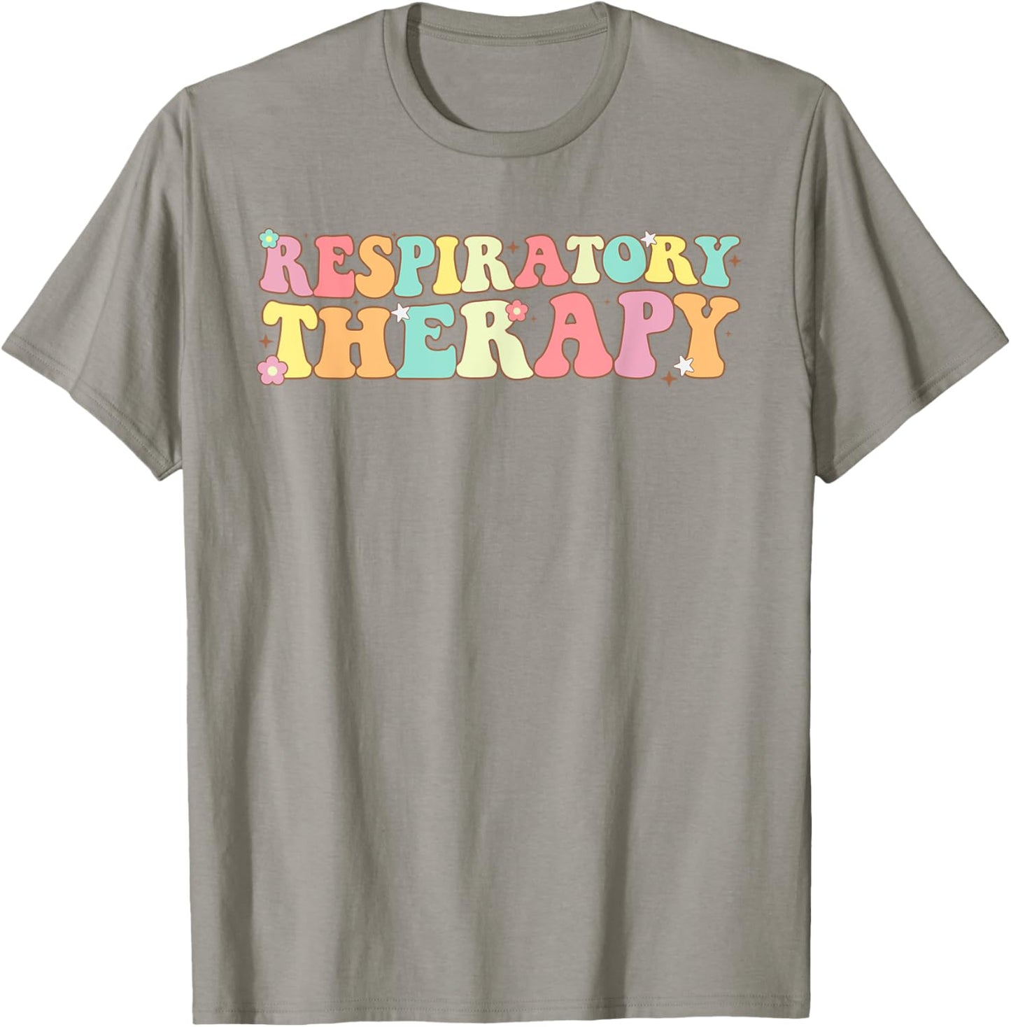 RT Respiratory Therapy therapist Groovy RT Care Student T-Shirt - T-Shirt | Sand