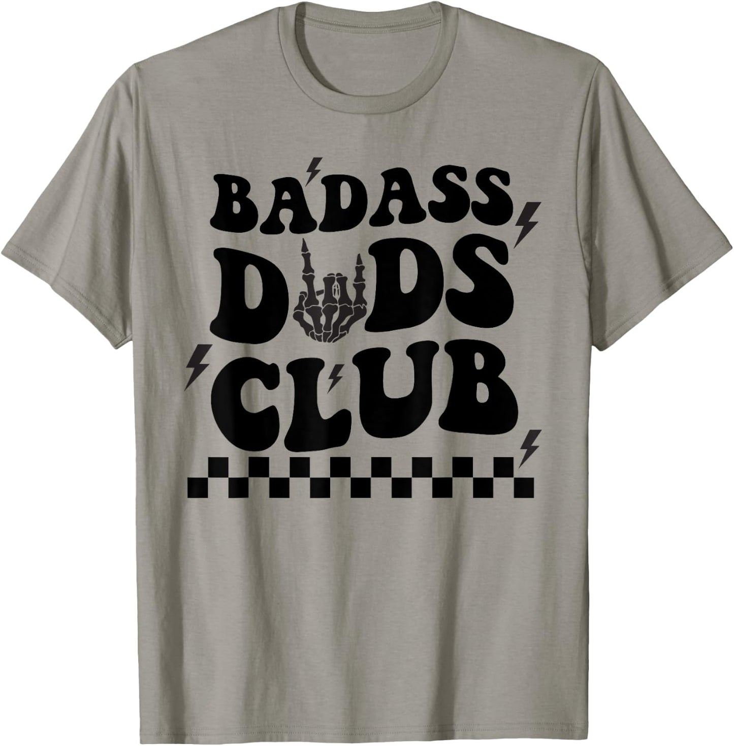 Badass Dads Clubs, Cool Dad Club, Funny Fathers Day T-Shirt - T-Shirt | Sand