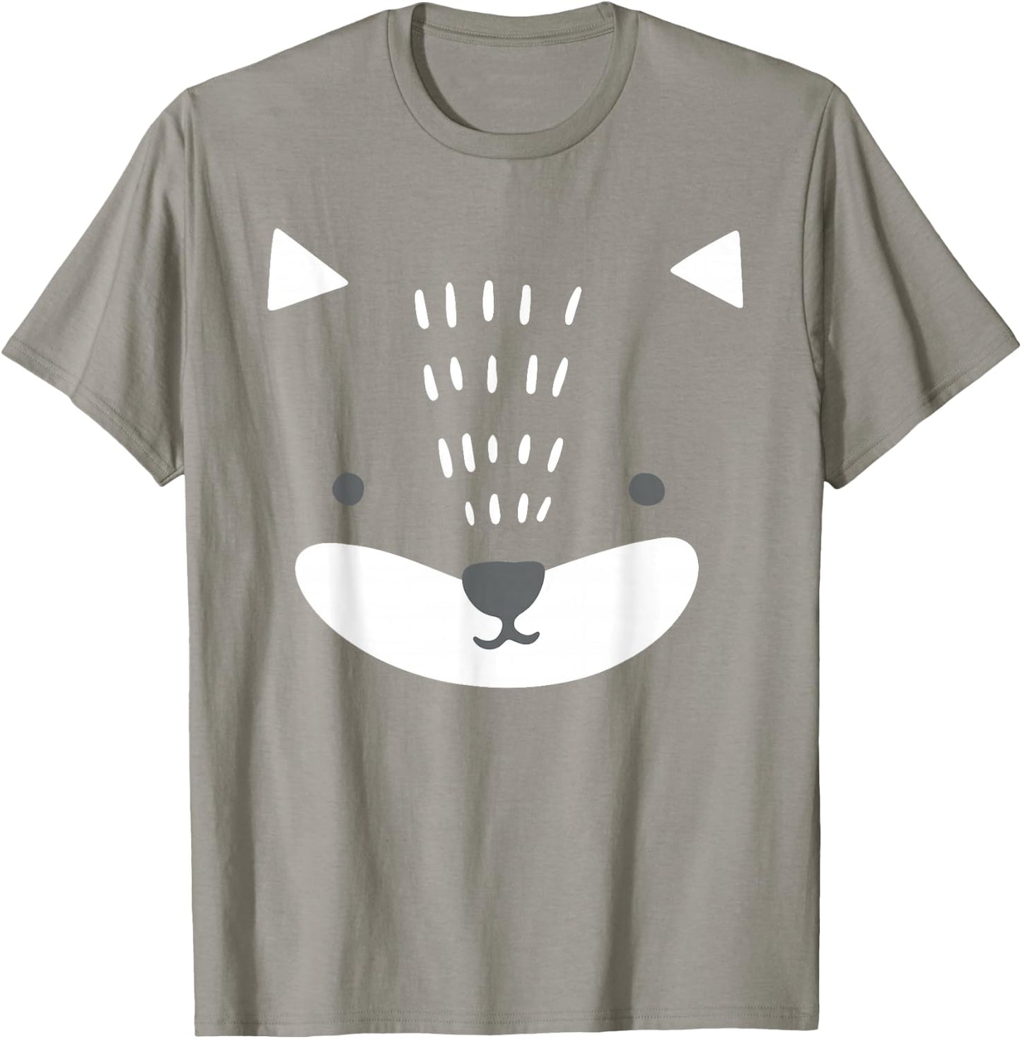 Cute Fox Face Halloween Costume T-Shirt - T-Shirt | Sand