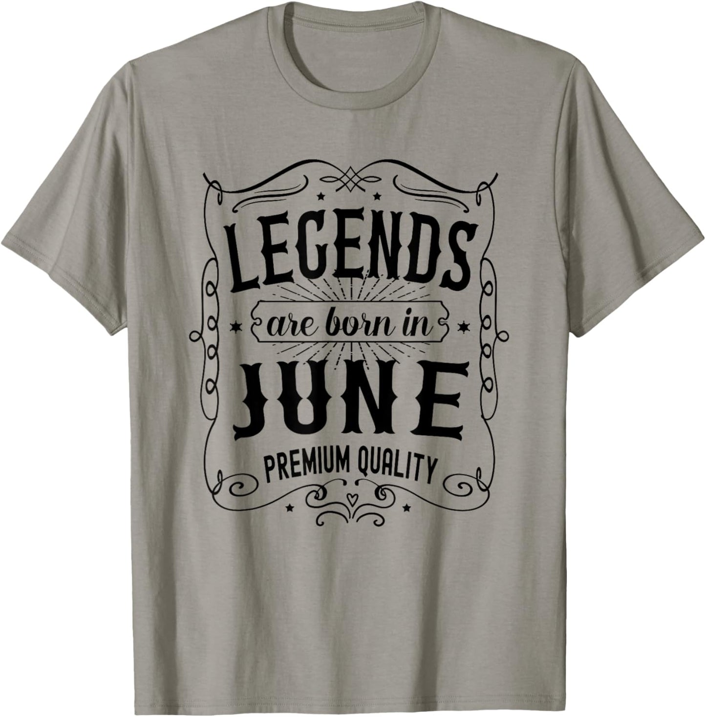 June Birthday, Legends Are Born In June Birthday T-Shirt - T-Shirt | Sand