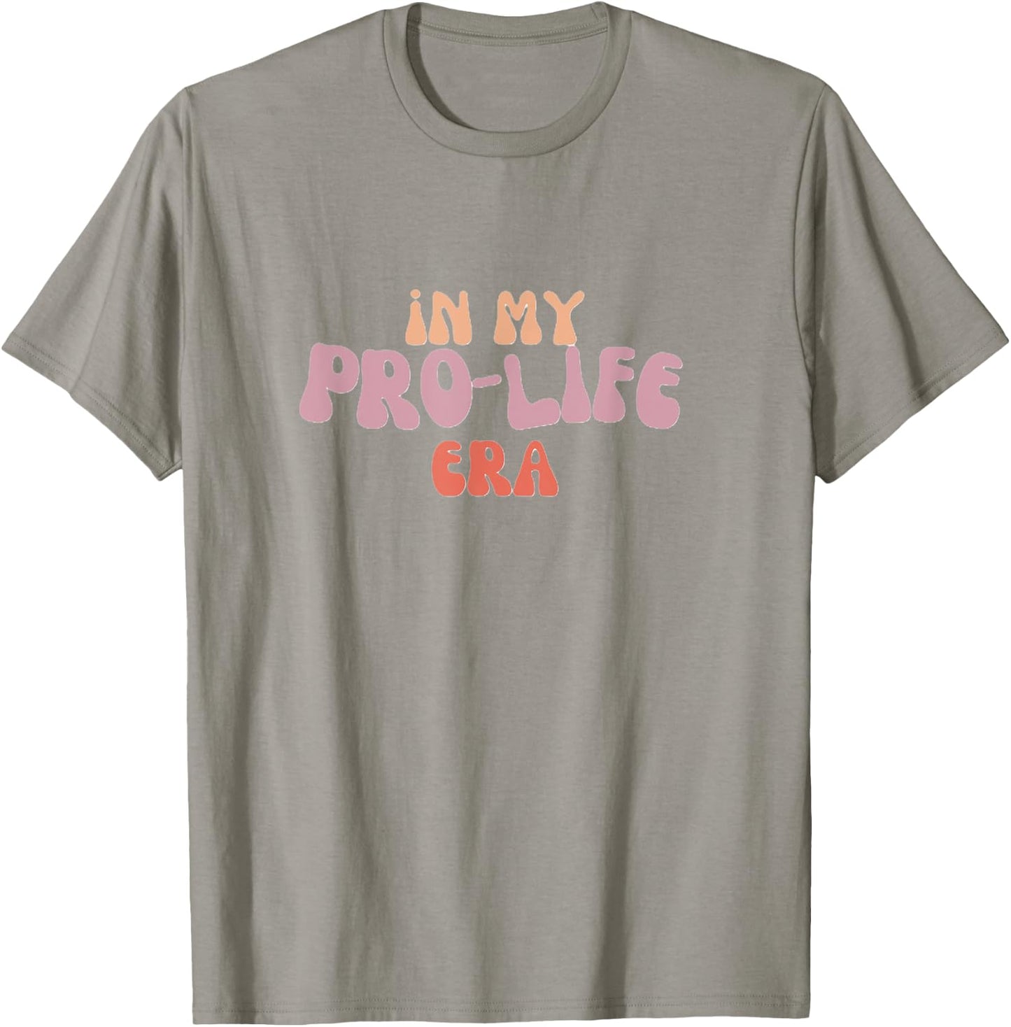 Pro-life Era Retro | In my Pro-life Era T-Shirt - T-Shirt | Sand