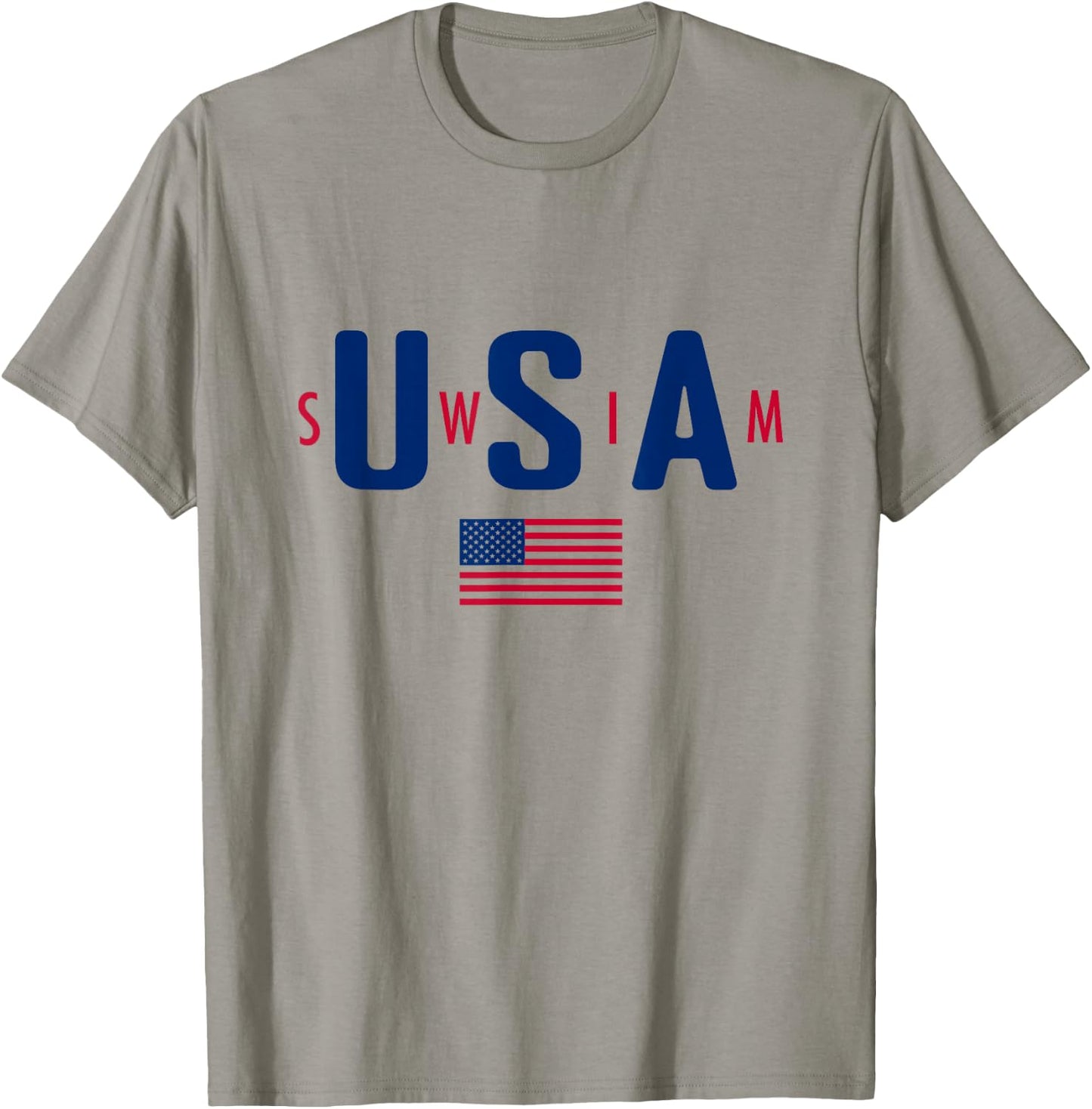 USA Swim Shirt, USA Summer Swimming 2024 Games T-Shirt - T-Shirt | Sand