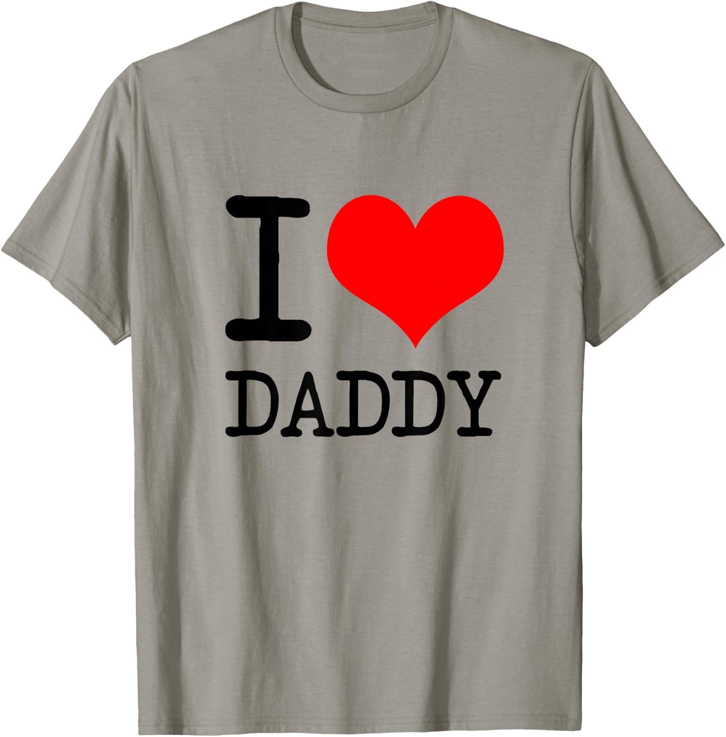 I Love (Heart) T Shirt for Father's Day T-Shirt - T-Shirt | Sand