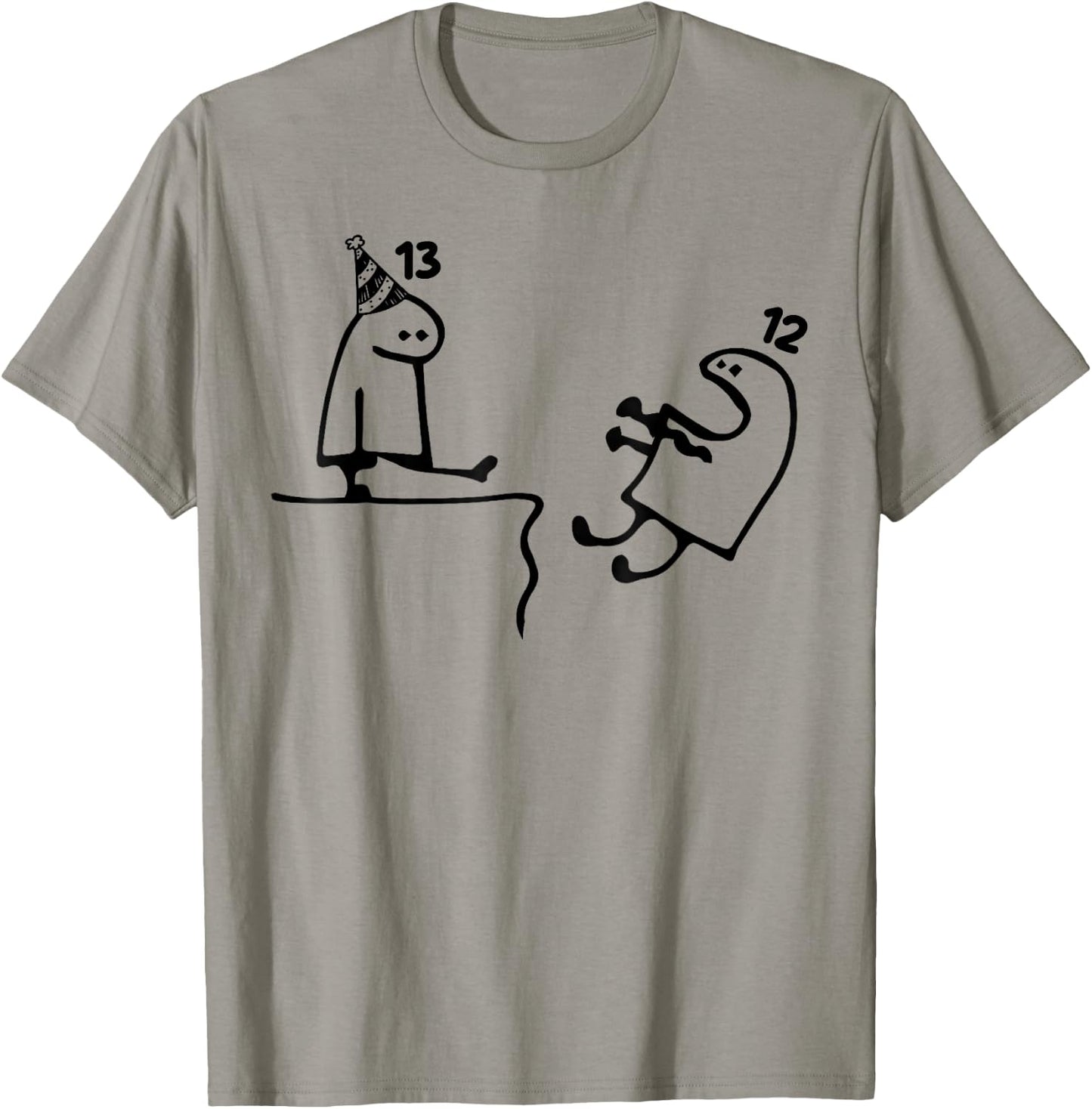 13th Birthday Party Funny 13 Years Old Birthday Teens T-Shirt - T-Shirt | Sand