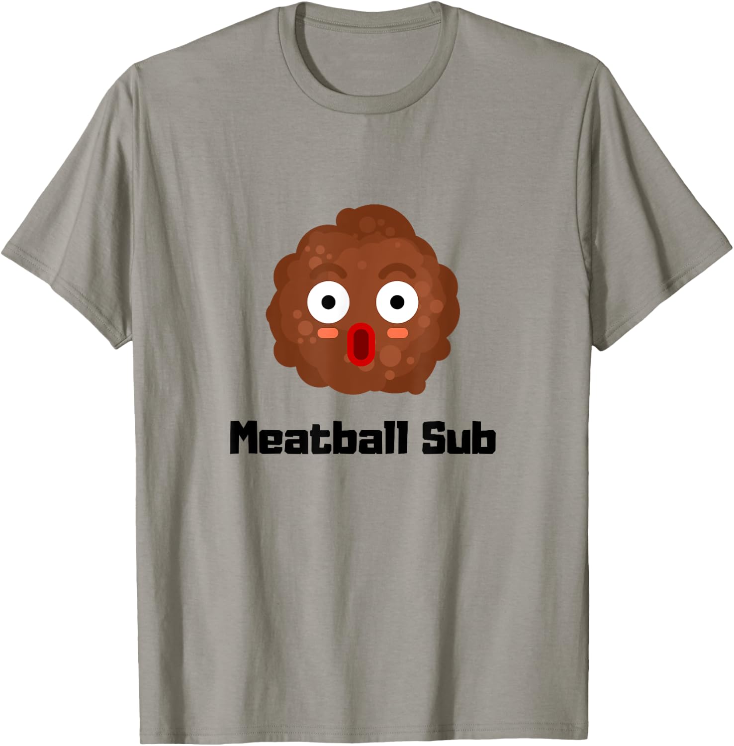 Delicious Meatball Sub Funny Sandwich Guy Dad T-Shirt - T-Shirt | Sand