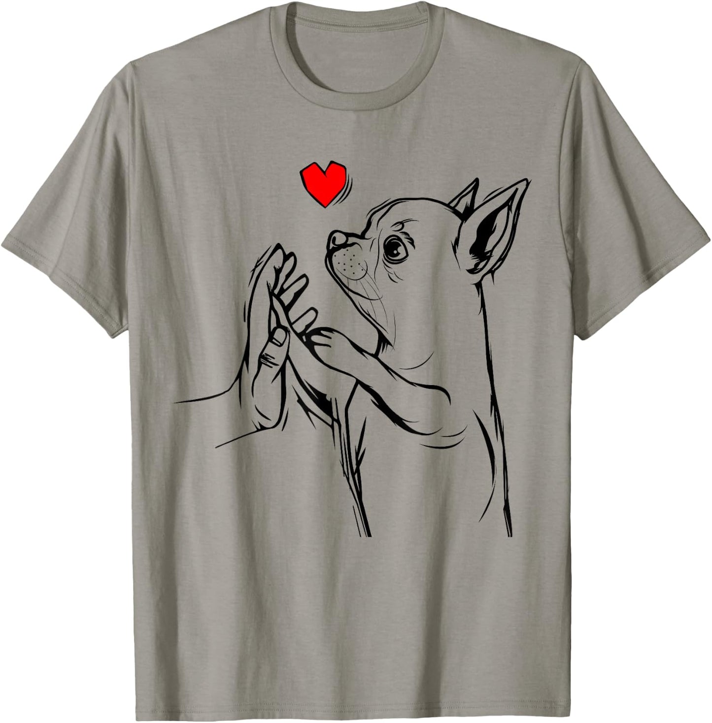 Chihuahua Love Dog Mom Girls T-Shirt - T-Shirt | Sand