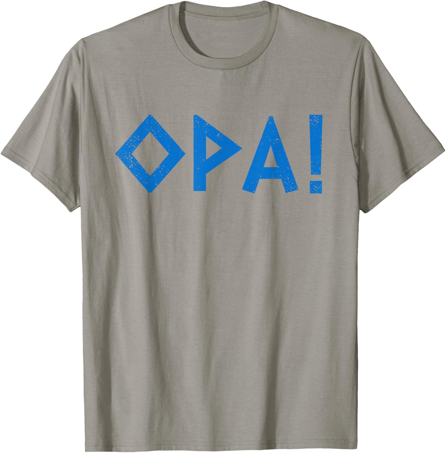 Opa Ancient Greek Pride Greek Flag Funny Greek Party Greece T-Shirt - T-Shirt | Sand