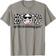 Cow Dad Birthday Family Matching Mothers Day Boy Girl Farm T-Shirt - T-Shirt | Sand