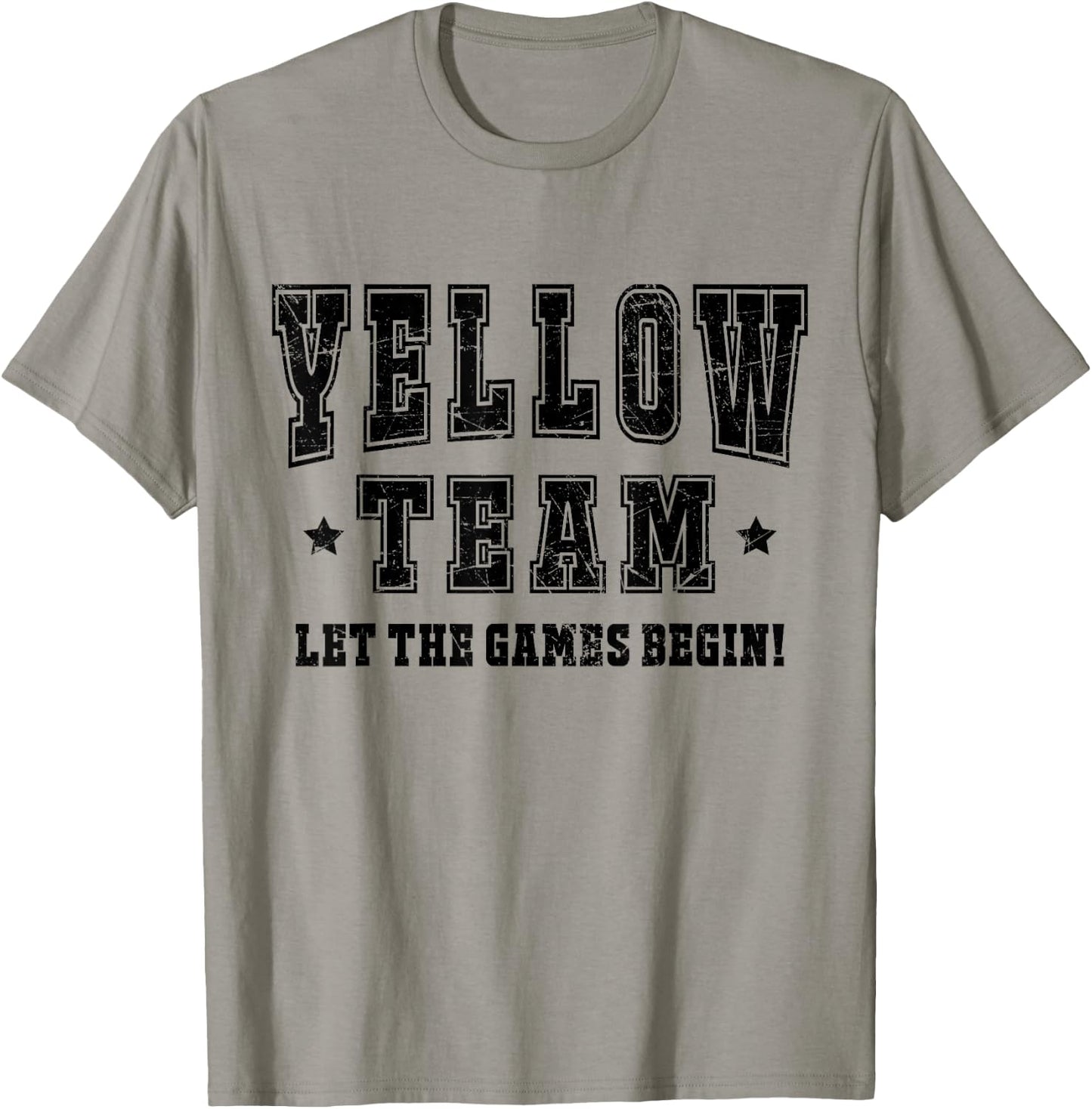 Yellow Team Field Day Spirit Squad Let The Games Begin 2024 T-Shirt - T-Shirt | Sand