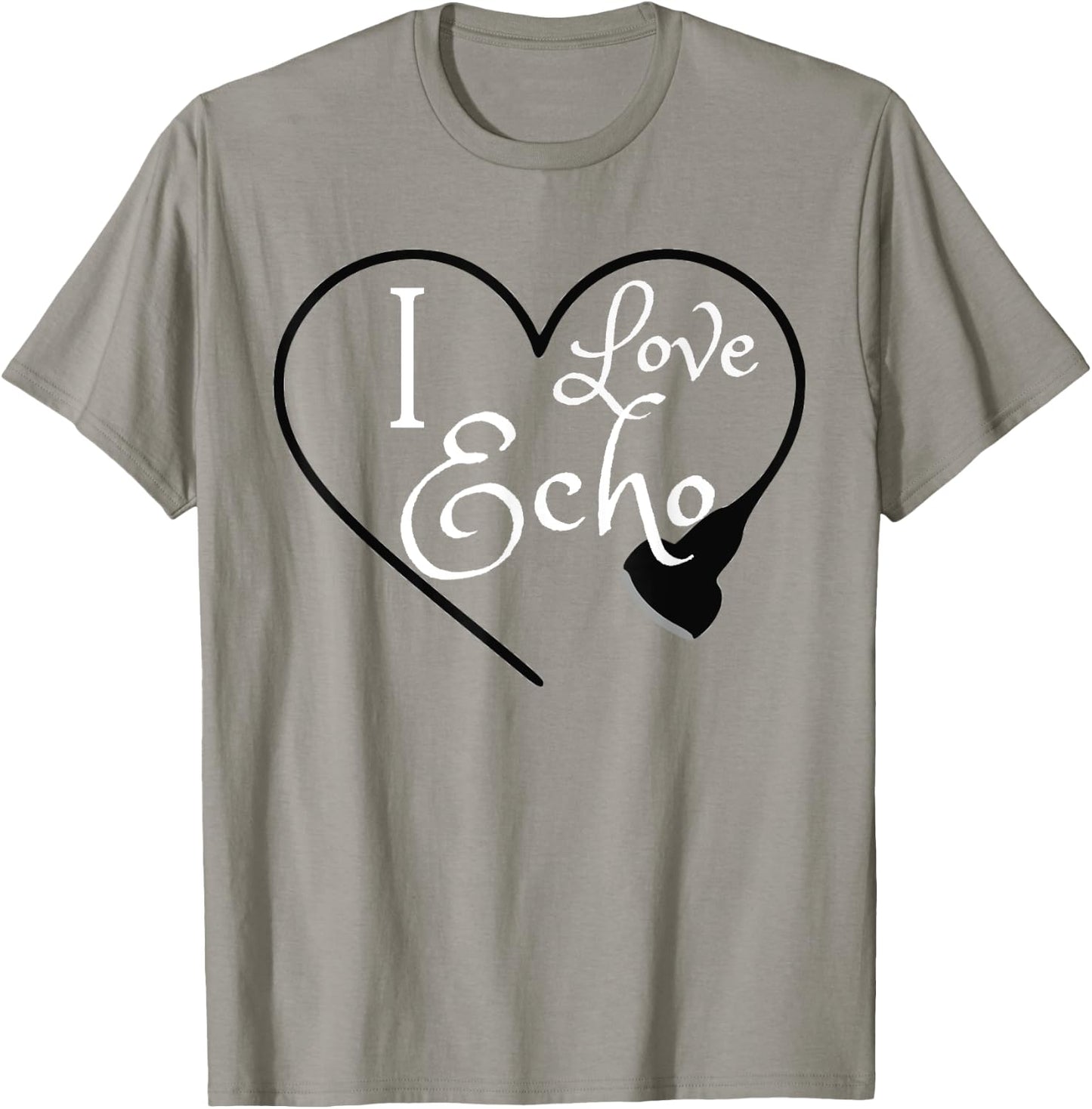 Echo Tech Echocardiographer RDCS Cardiac Sonographer T Shirt T-Shirt - T-Shirt | Sand