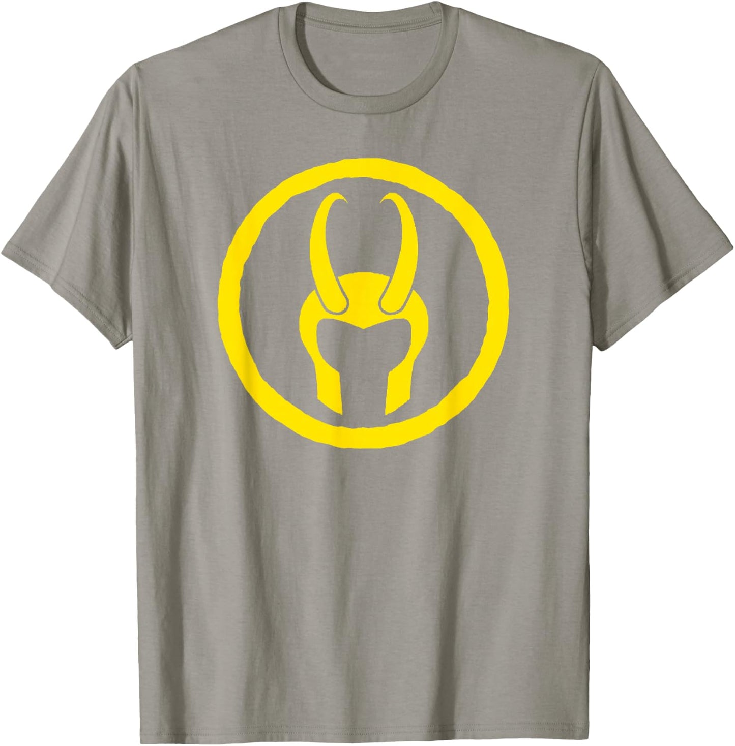 Marvel Loki Horned Helmet Comic Icon T-Shirt - T-Shirt | Sand