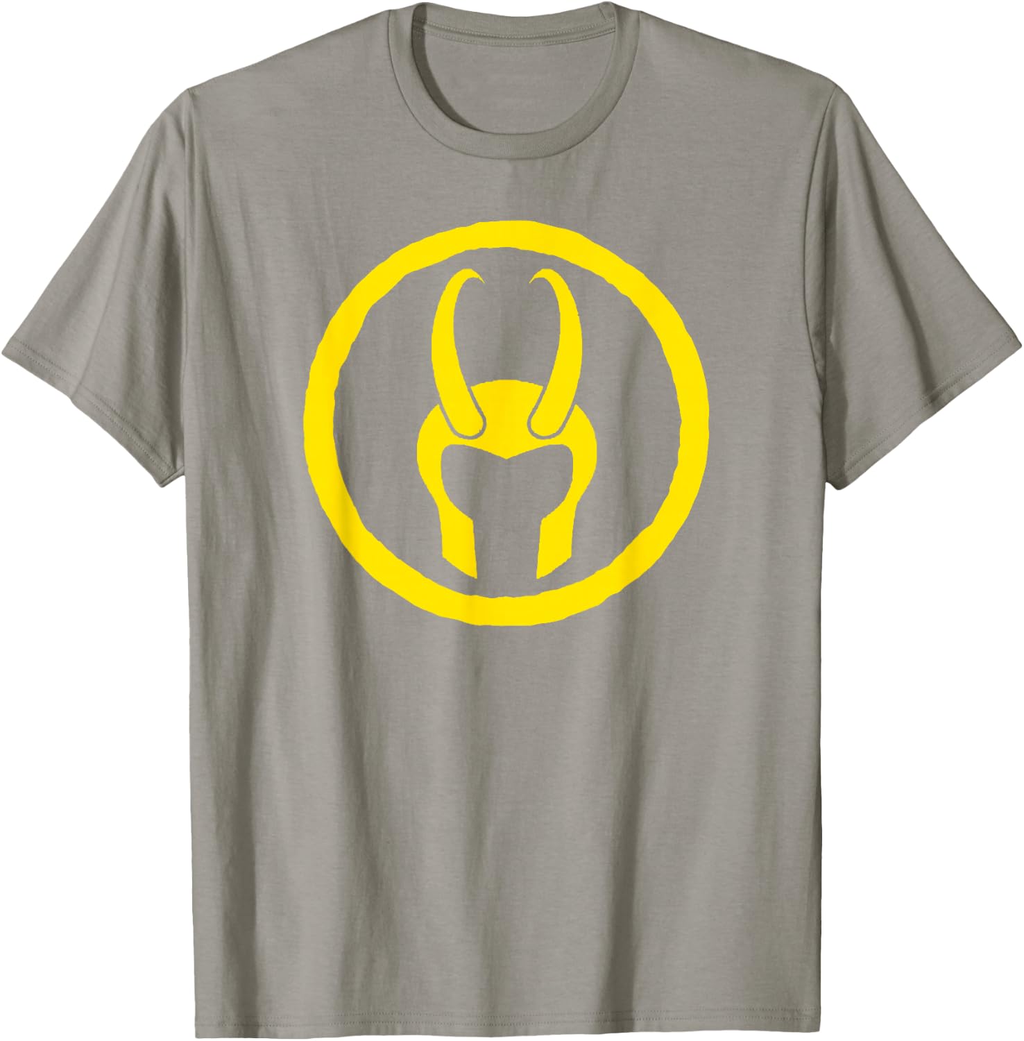 Marvel Loki Horned Helmet Comic Icon T-Shirt - T-Shirt | Sand