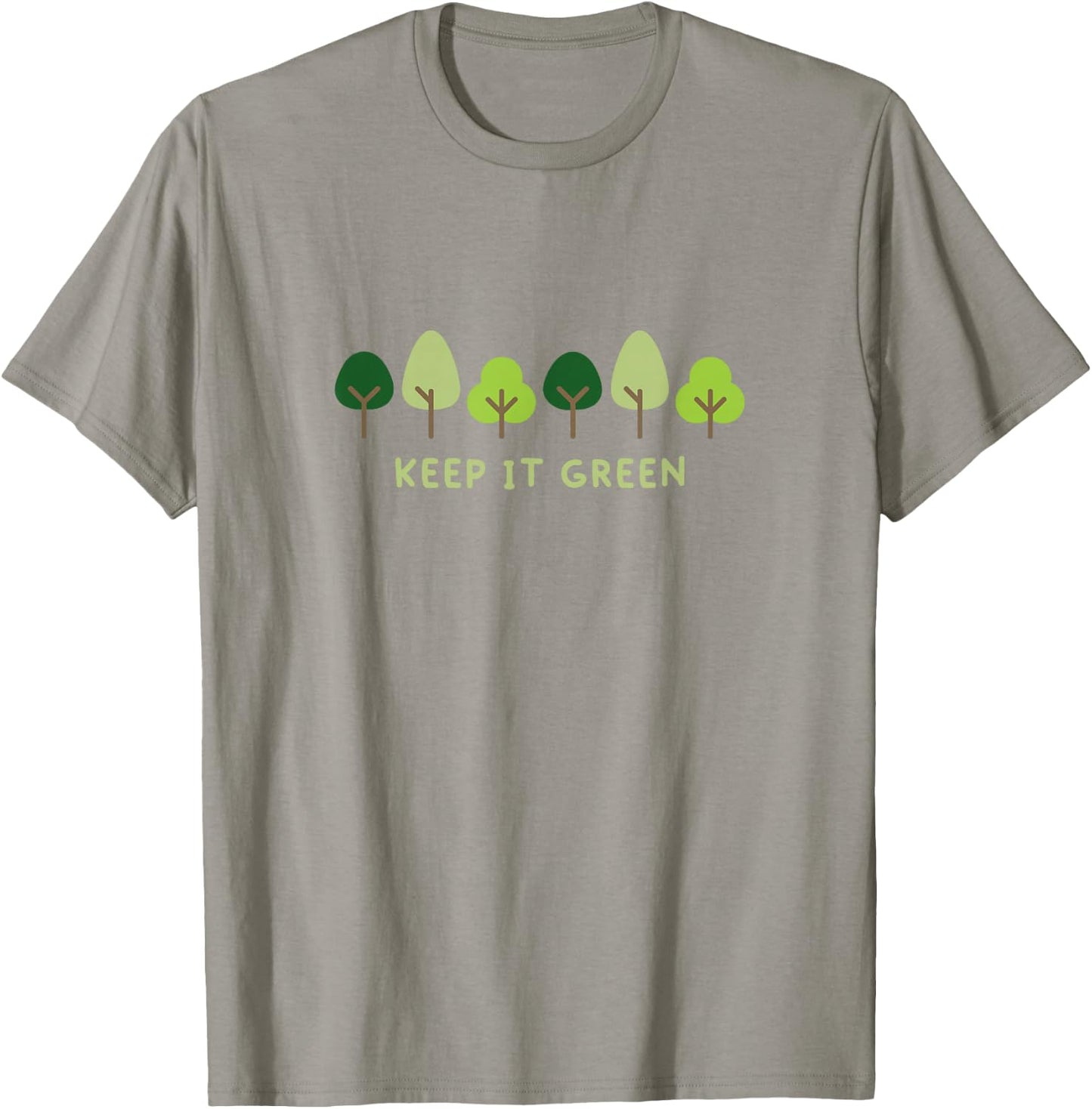 Cute Earth Day Keep It Green Plant Trees Environment Science T-Shirt - T-Shirt | Sand