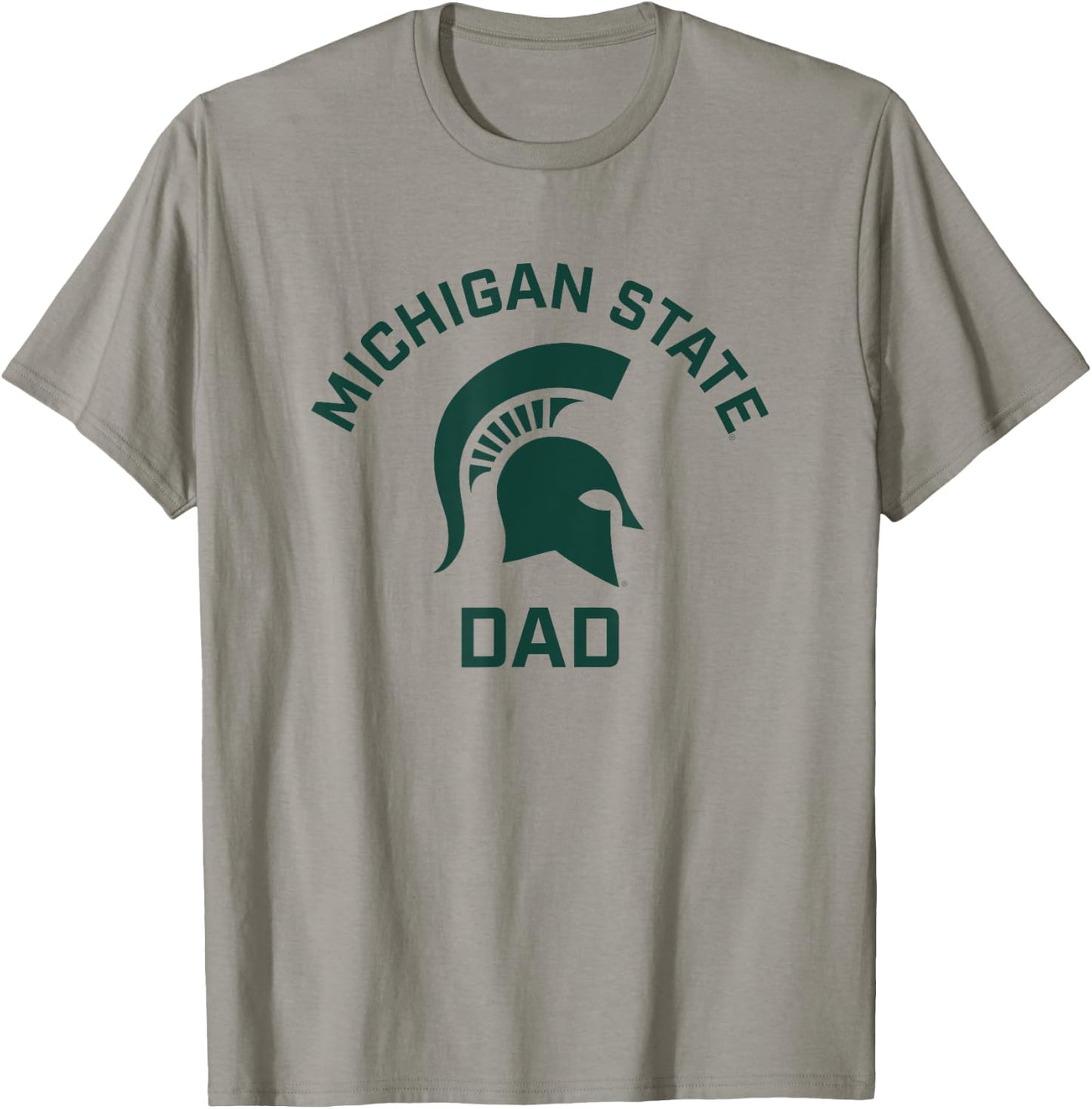 Michigan State MSU Spartans Arched Dad T-Shirt - T-Shirt | Sand