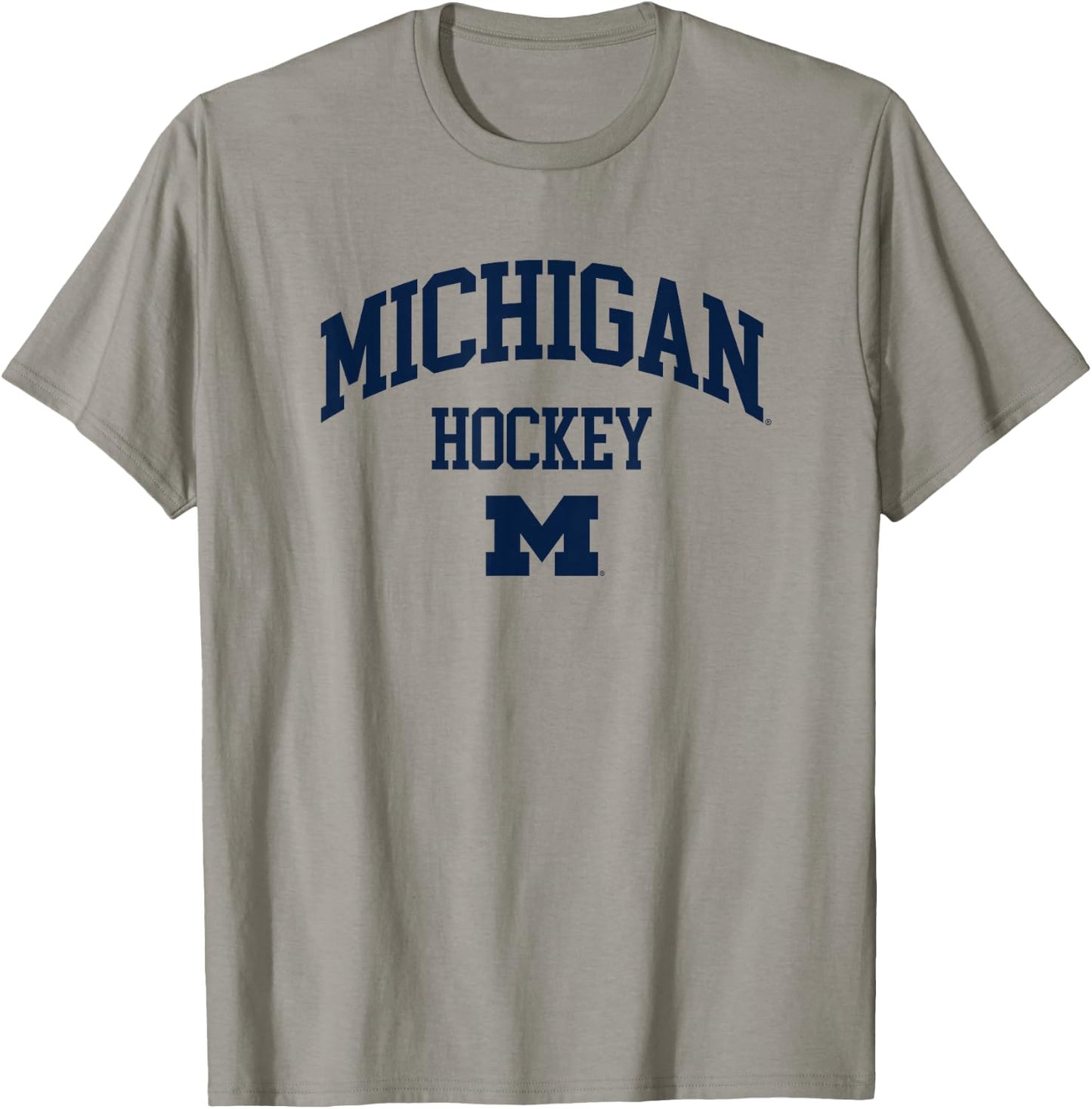 University of Michigan Wolverines U of M Hockey T-Shirt - T-Shirt | Sand