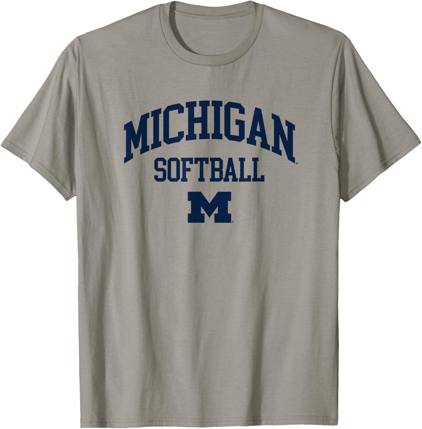 University of Michigan Wolverines U of M Softball T-Shirt - T-Shirt | Sand
