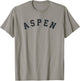 Vintage Aspen T Shirt / Old Retro Aspen Sports Gift Shirt T-Shirt - T-Shirt | Sand