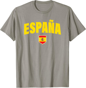 Retro Spanish Flag Spain Shirt Vintage España boys & girls T-Shirt - T-Shirt | Sand