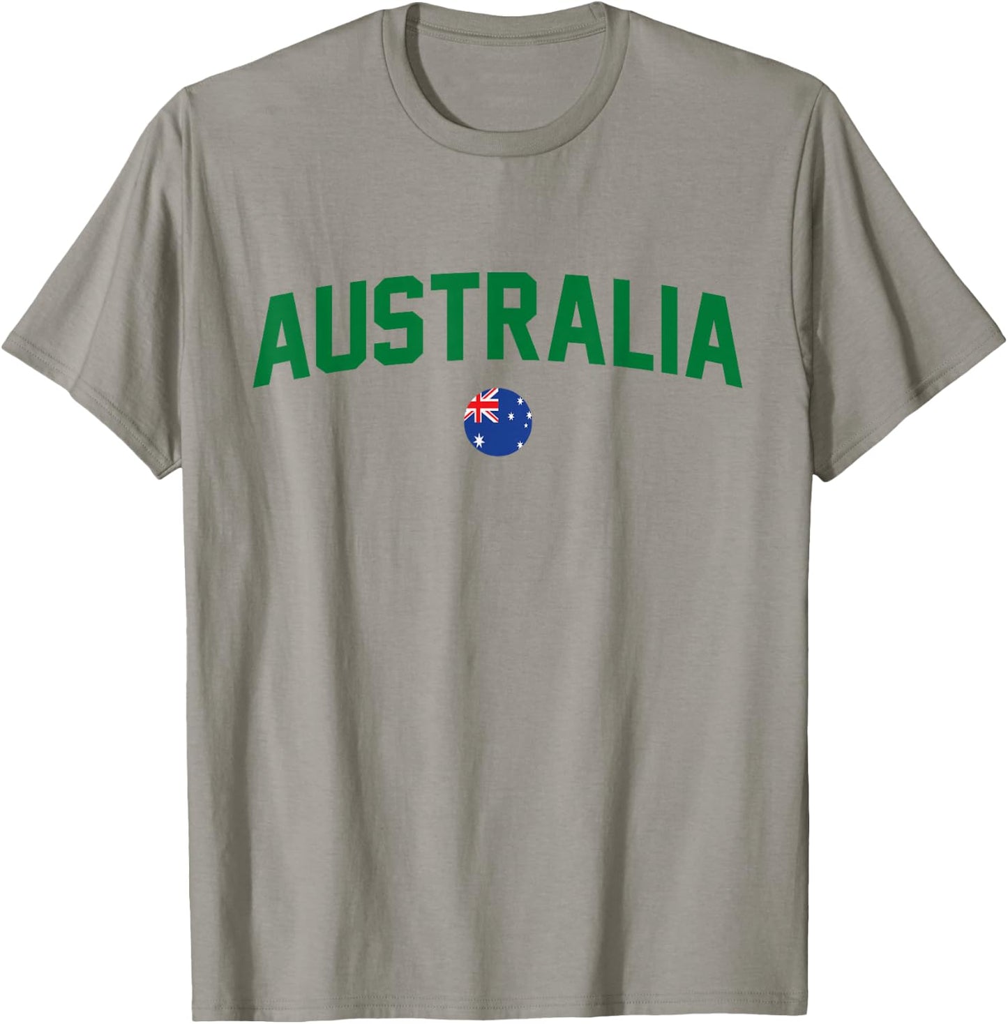 Green Yellow Australia Down Under Team Australia Flag T-Shirt - T-Shirt | Sand