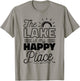 The Lake Is My Happy Place, Lake Lover Boat And Sailors T-Shirt - T-Shirt | Sand