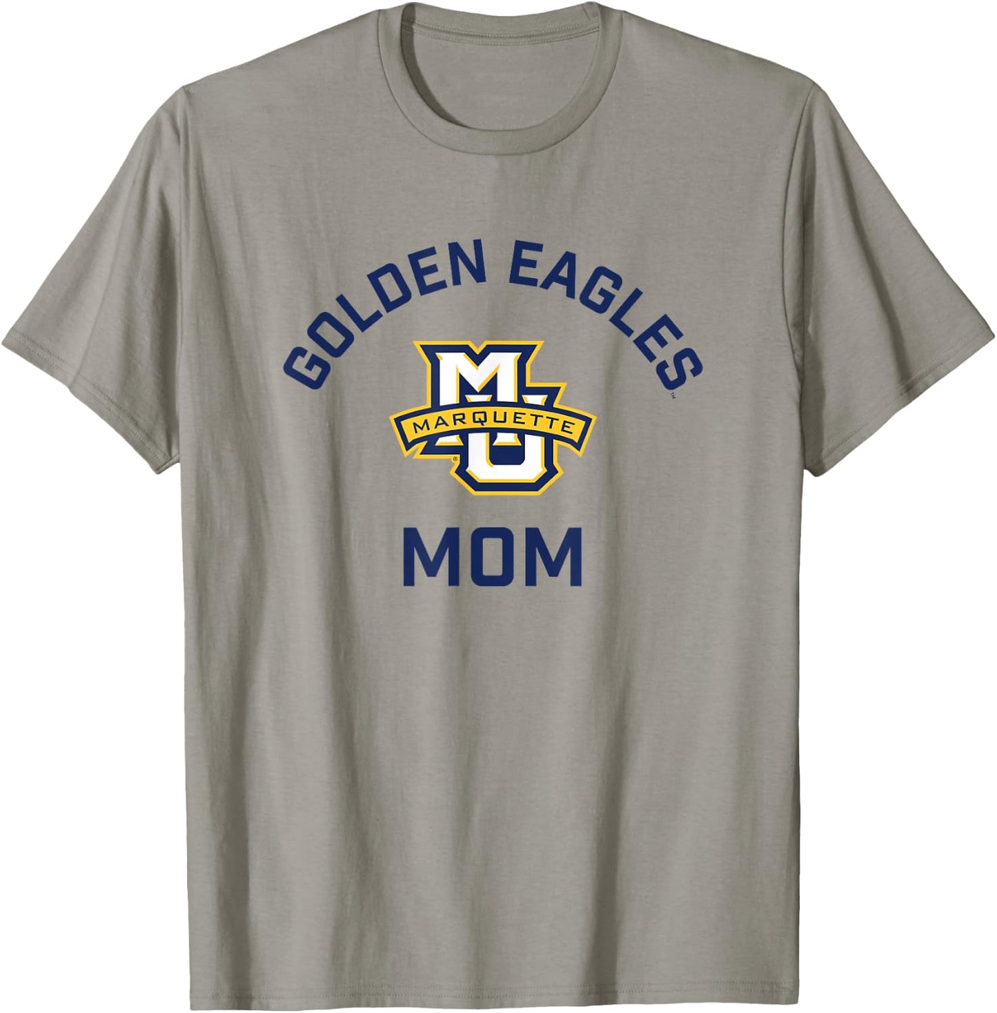 Marquette University Golden Eagles Arched Mom T-Shirt - T-Shirt | Sand