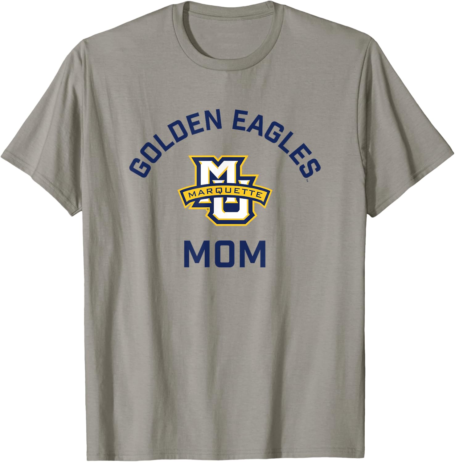 Marquette University Golden Eagles Arched Mom T-Shirt - T-Shirt | Sand
