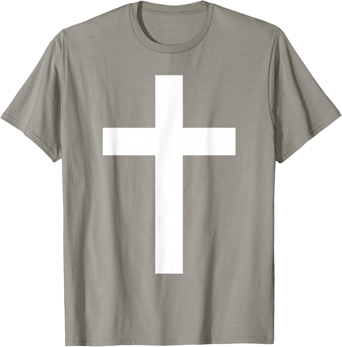 White Christian Jesus Cross Red T-Shirt - T-Shirt | Sand